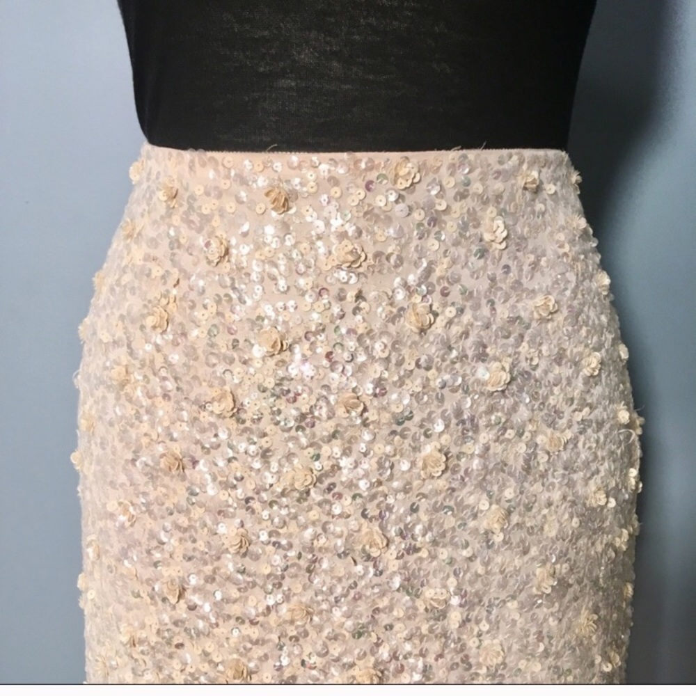 J crew beaded pencil skirt